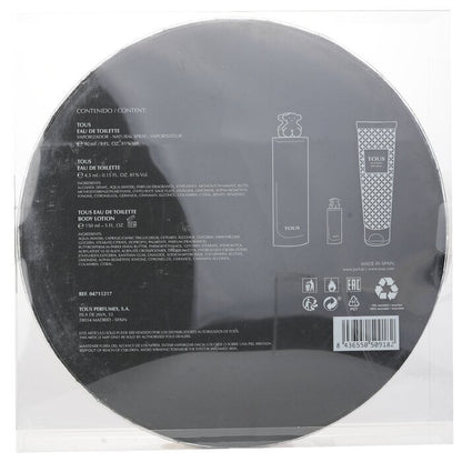 Tous Eau de Toilette Spray 90 ml + Eau de Toilette Spray 4,5 ml + Körperlotion 150 ml 3 Stück