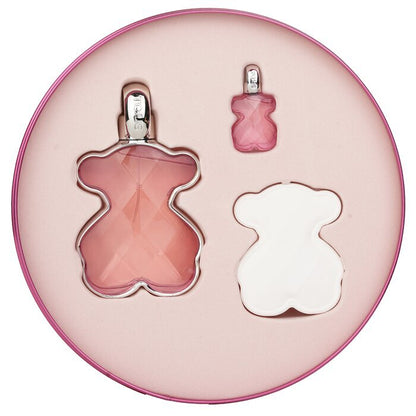 Tous Love Me The Silver Set: Eau de Parfum Spray 90 ml + 4,5 ml + parfümierbare Keramik 3-tlg.