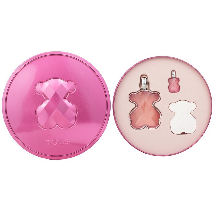 Tous Love Me The Silver Set: Eau de Parfum Spray 90 ml + 4,5 ml + parfümierbare Keramik 3-tlg.