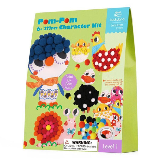 Tookyland Pom - Pom Charakter-Set 26x7x20cm