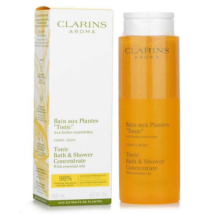 Clarins Tonic Bade- und Duschkonzentrat mit ätherischen Ölen 200 ml