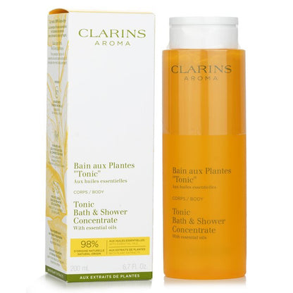 Clarins Tonic Bade- und Duschkonzentrat mit ätherischen Ölen 200 ml