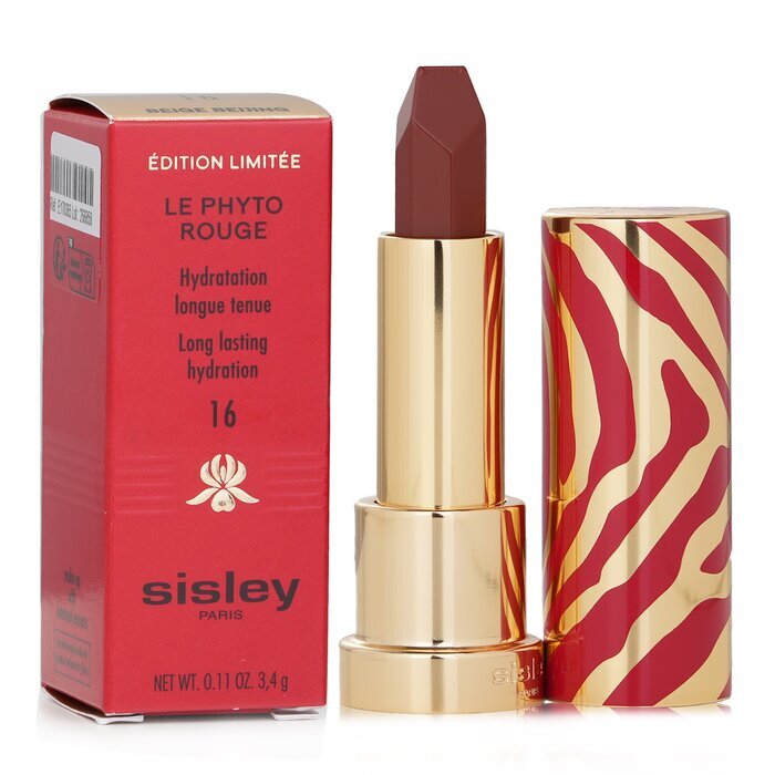 Sisley Le Phyto Rouge Langanhaltender Feuchtigkeits-Lippenstift, limitierte Auflage – Nr. 16 Beige Beijing, 3,4 g/0,11 oz