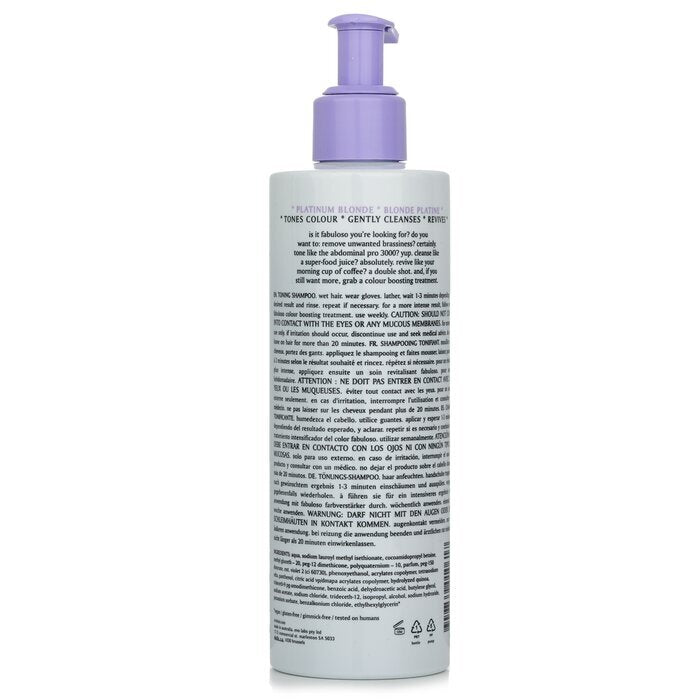 Evo Fabuloso Tönungsshampoo - # Platinblond 250ml/8.4oz