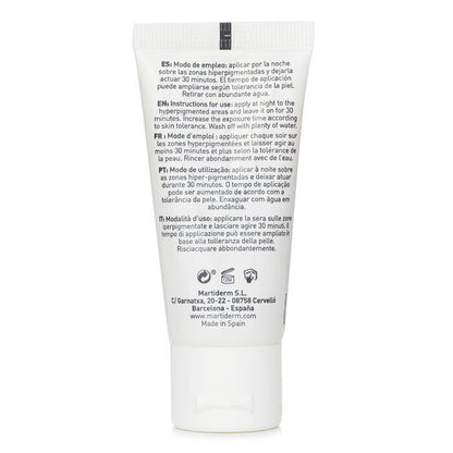 Martiderm Pigment Zero DSP-Maske, intensive depigmentierende Nachtmaske, reduziert dunkle Flecken (für jede Haut), 30 ml