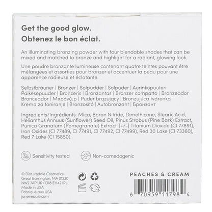 Jane Iredale PureBronze Shimmer Bronzer Palette Nachfüllung - # Peaches &amp; Cream 9,9g/0,35oz