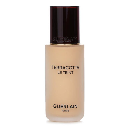Guerlain Terracotta Le Teint Healthy Glow Natural Perfection Foundation, 24-Stunden-Halt, kein Abfärben, Nr. 2W Warm, 35 ml