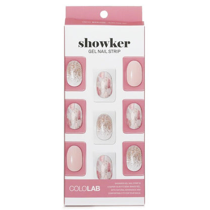 Cololab Showker Gel-Nagelstreifen Nr. CSA101 Bling Pink Art, 1 Stück