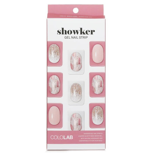 Cololab Showker Gel-Nagelstreifen Nr. CSA101 Bling Pink Art, 1 Stück