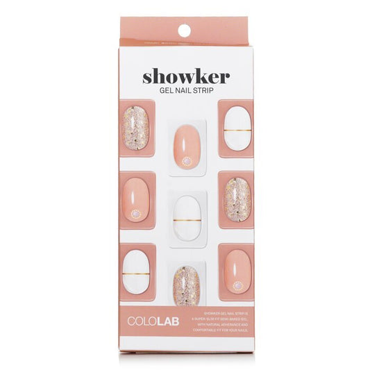 Cololab Showker Gel-Nagelstreifen # CSA201 Gold Line Beige 1 Stück