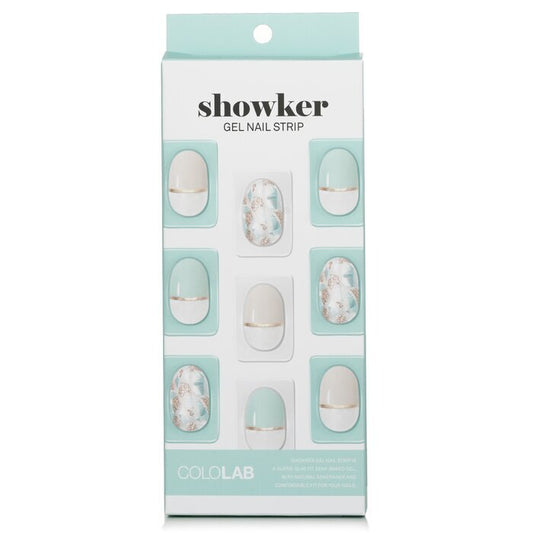 Cololab Showker Gel-Nagelstreifen Nr. CSA701 Jewel Shooting Mint, 1 Stück