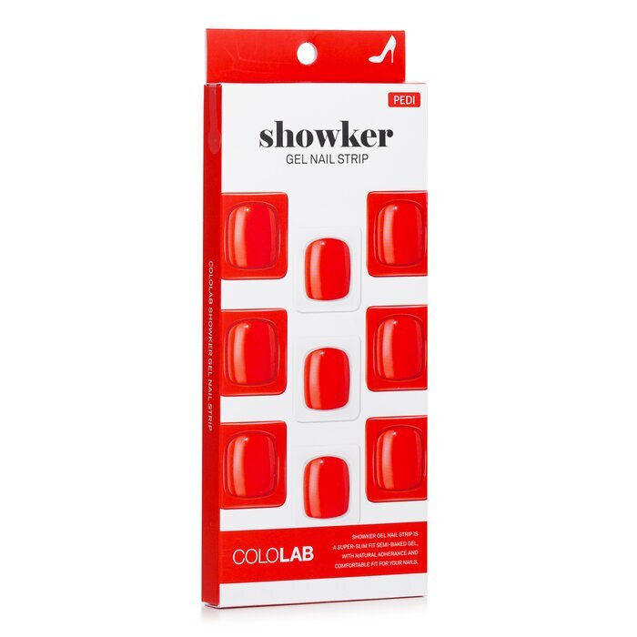 Cololab Showker Gel-Nagelstreifen Nr. CPF504 Real Red, 1 Stück