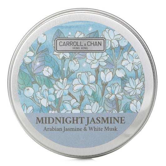 Carroll &amp; Chan 100 % Bienenwachs, Mini-Dose, Kerze – # Midnight Jasmine (Arabischer Jasmin und weißer Moschus), 1 Stück