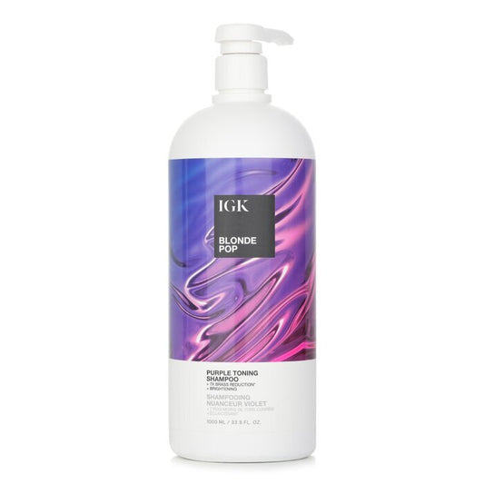 IGK Blonde Pop Lila Tönungsshampoo 1000ml/33.8oz