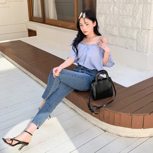 Trendywhere Off-Shoulder Shirt Gratis (XS-L)