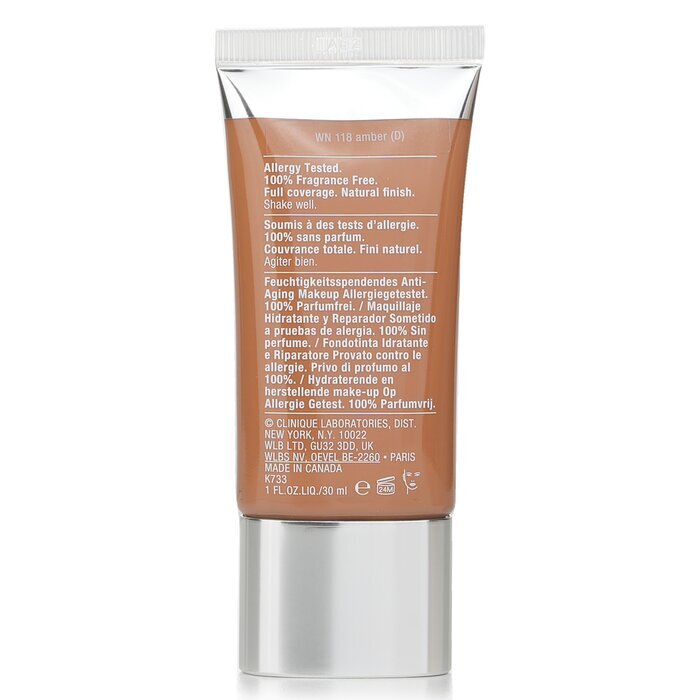 Clinique Even Better Refresh Feuchtigkeitsspendendes und reparierendes Make-up – Nr. WN 118 Amber, 30 ml