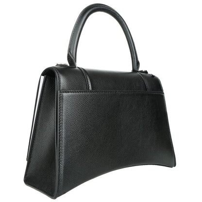 Balenciaga Hourglass-Tasche mit Griff oben Schwarz