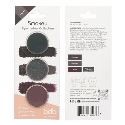 Billion Dollar Brows Lidschatten-Kollektion Trio - #Smokey 3,5 g/0,126 oz