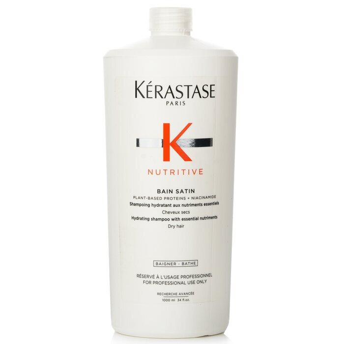 Kerastase Nutritive Bain Satin Feuchtigkeitsspendendes Shampoo mit essentiellen Nährstoffen (Trockenes Haar) 1000ml/34oz