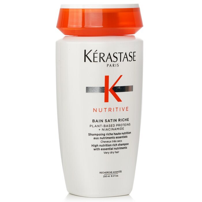 Kerastase Nutritive Bain Satin Riche High Nutrition Reichhaltiges Shampoo mit essentiellen Nährstoffen (sehr trockenes Haar) 250ml/8,5oz