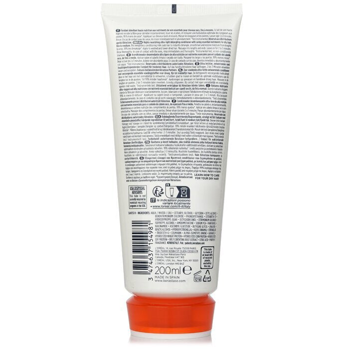 Kerastase Nutritive Lait Vital High Nutrition Ultraleichter Entwirrungs-Conditioner (trockenes Haar, fein bis mittel) 200ml/6,8oz