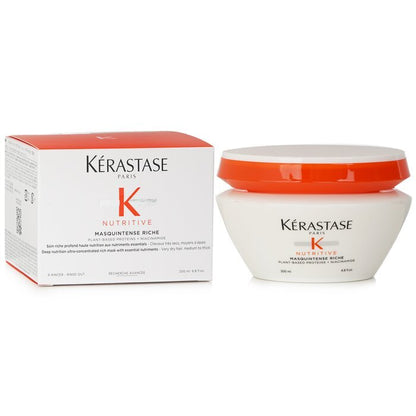 Kerastase Nutritive Masquintense Riche Deep Nutrition Ultrakonzentrierte reichhaltige Maske mit essentiellen Nährstoffen 200ml/6,8oz