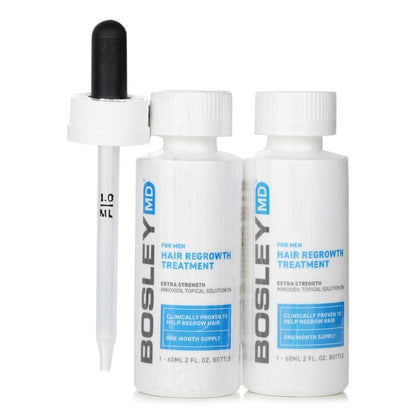 Bosley Haarwachstumsbehandlung für Männer, 5 % Pipette, 2 x 60 ml