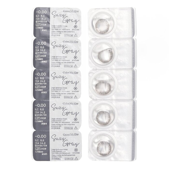 Clalen Iris 1Day Suzy Gray -0,00 5 Stück x 1 Streifen