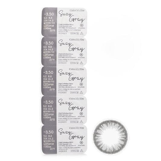 Clalen Iris 1Day Suzy Gray -3,50 5 Stück x 1 Streifen