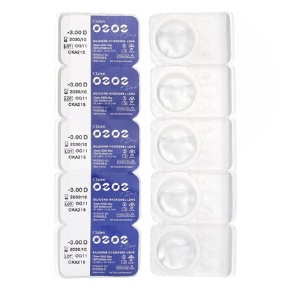 Clalen O2O2 Daily Clear -3,00 5 Stück x 1 Streifen