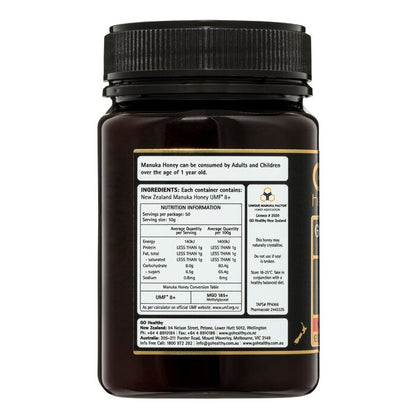 [Autorisierter Handelsvertreter] GO Healthy GO Manuka-Honig UMF 8+ 500 g 500 g