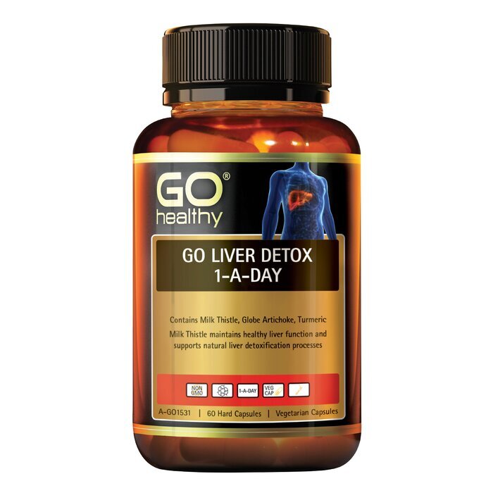 [Autorisierter Handelsvertreter] GO Healthy GO Liver Detox 1-A-Day - 60 VegeCapsules 60 Stück/Box