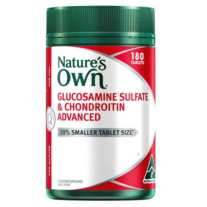 [Autorisierter Handelsvertreter] Nature's Own Glucosamine &amp; Chond ADV - 180 Tabletten 180 Stück/Box