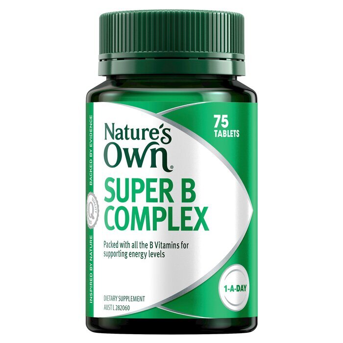 [Autorisierter Handelsvertreter] Nature's Own Super B Complex - 75 Kapseln 75 Stück/Box