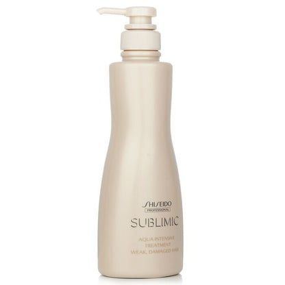 Shiseido Sublimic Aqua Intensivbehandlung (schwaches, strapaziertes Haar) 500 g