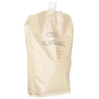 Shiseido Sublimic Aqua Intensive Treatment Refill (trockenes, strapaziertes Haar) 1800 g