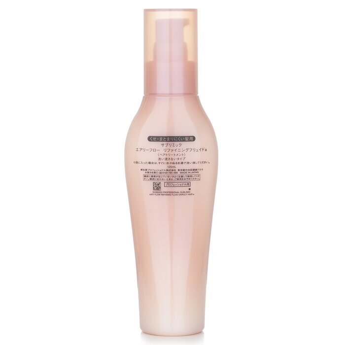 Shiseido Sublimic Airy Flow Refining Fluid (widerborstiges Haar) 125ml