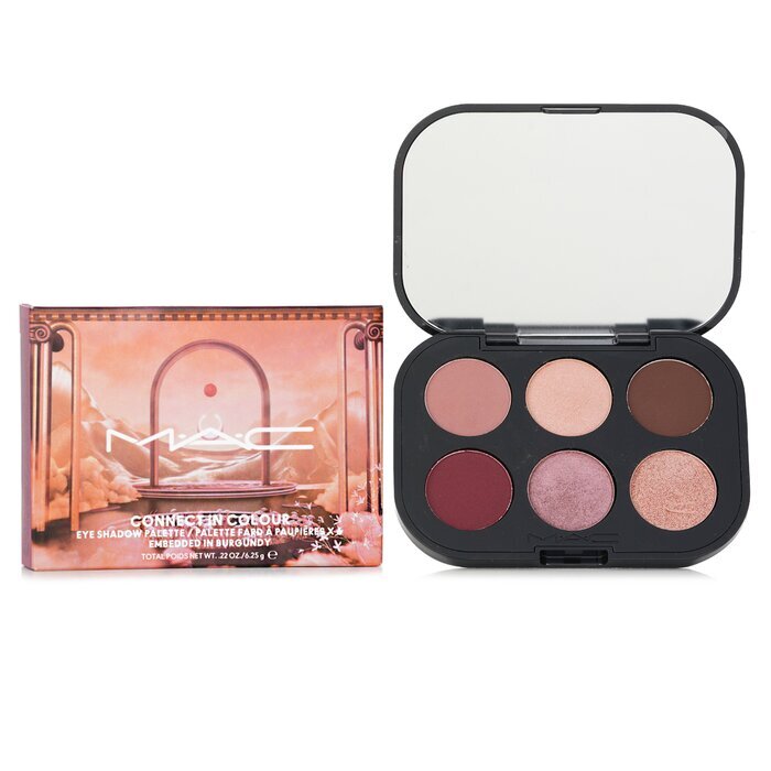 MAC Connect In Colour Lidschatten-Palette (6x Lidschatten) - # Embedded In Burgundy 6,25g/0,22oz