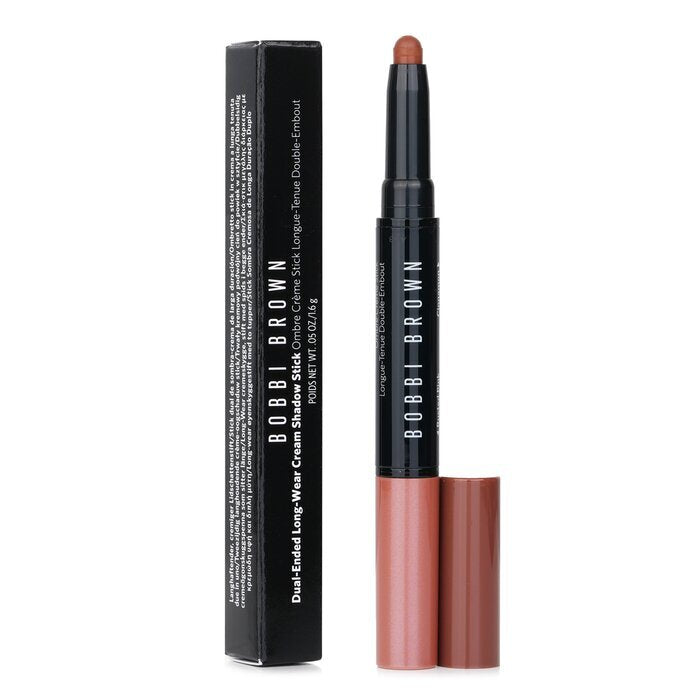 Bobbi Brown – Langanhaltender Creme-Lidschattenstift mit zwei Enden, Rostrosa/Zimt, 1,6 g