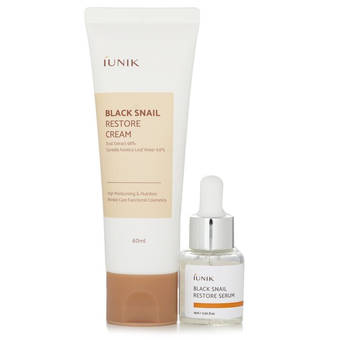 iUNIK Black Snail Edition Skin Care Set 2pcs