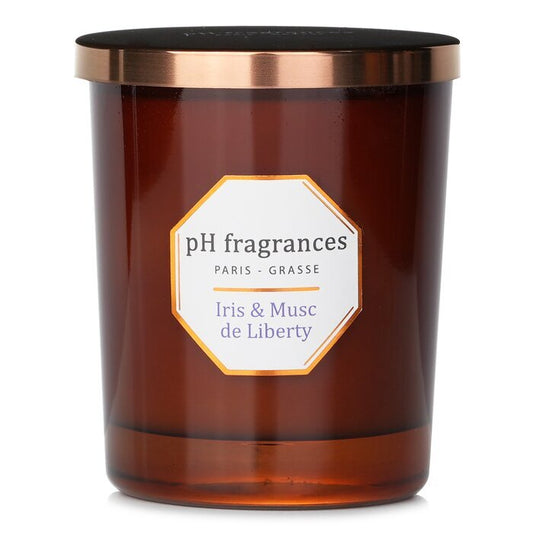 pH fragrances Duftkerze Iris &amp; Musc de Liberty 180g/6,3oz