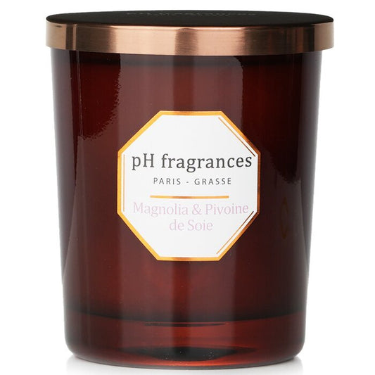 pH fragrances Duftkerze Magnolie &amp; Pivoine de Soie 180g/6,3oz