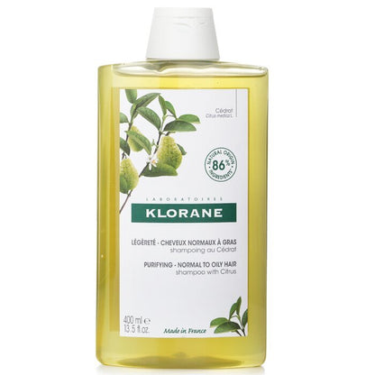 Klorane Shampoo With Citrus (Purifying Normal To Oily Hair) 400ml/13.5oz