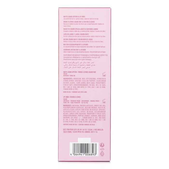 Kylie By Kylie Jenner Matte Lip Kit: Matter flüssiger Lippenstift 3 ml + Lipliner 1,1 g – Nr. 102 Extraordinary, 2-tlg.