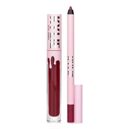 Kylie By Kylie Jenner Matte Lip Kit: Matter flüssiger Lippenstift 3 ml + Lipliner 1,1 g – Nr. 403 Bite Me, 2-tlg.