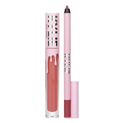 Kylie By Kylie Jenner Matte Lip Kit: Matter flüssiger Lippenstift 3 ml + Lipliner 1,1 g – Nr. 704 Sweater Weather, 2-tlg.
