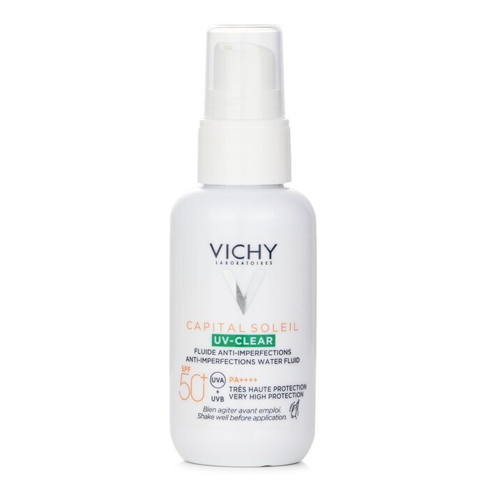 Vichy Capital Soleil UV Clear Anti-Imperfections Wasserfluid LSF 50 (für alle Hauttypen) 40 ml