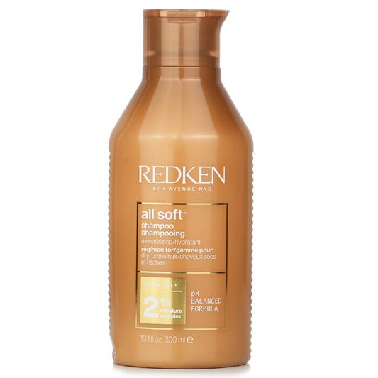 Redken All Soft Shampoo (For Dry Brittle Hair) 300ml/10.01oz