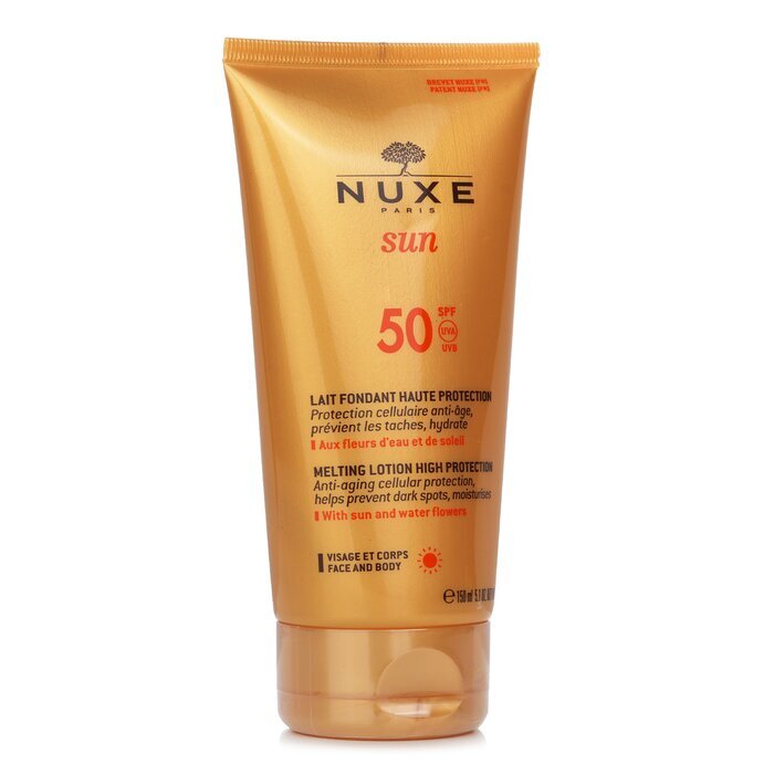 Nuxe Sun Melting Lotion High Protection SPF50 (For Face & Body) 150ml