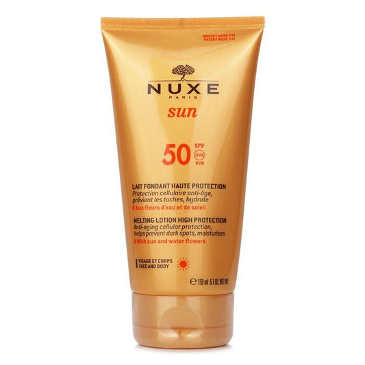 Nuxe Sun Melting Lotion Hoher Schutz Spf50 Gesicht 150ml